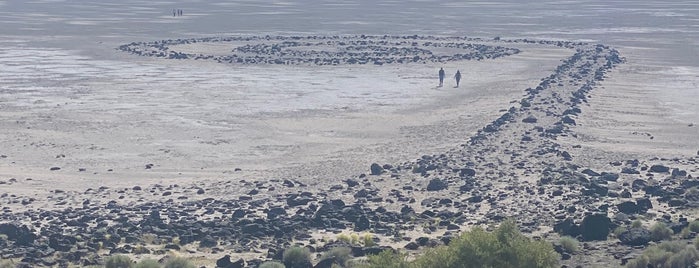 Robert Smithson's Spiral Jetty is one of Utah To Dos.