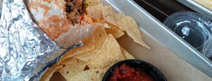 Mucho Burrito Fresh Mexican Grill is one of Tempat yang Disukai Joe.
