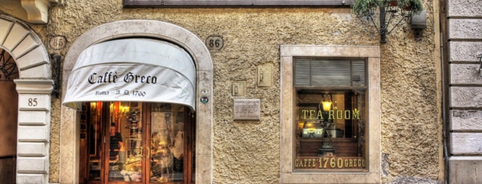 Antico Caffè Greco is one of Tempat yang Disukai Luca.