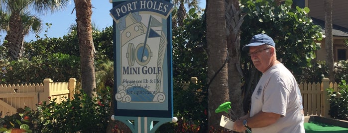 Port Holes Mini Golf is one of Vero.