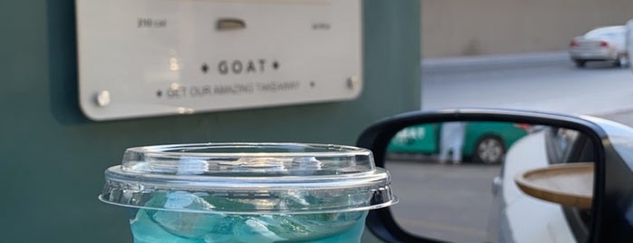 GOAT is one of قهوة وحلا وشاهي.