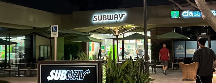 SUBWAY is one of The 13 Best Places for Salami in Irvine.