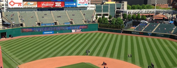 Progressive Field is one of P.’s Liked Places.