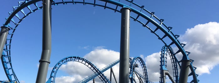 Blue Hawk is one of SIX FLAGS OVER GEORGIA.