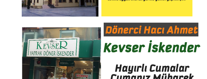 Kevser İskender is one of ET➖TAVUK➖DÖNER➖KÖFTE➖KEBAP.