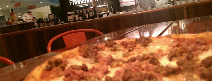 Fahrenheit Pizza is one of สถานที่ที่ Chaz ถูกใจ.