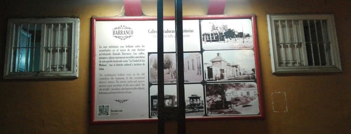 Municipalidad de Barranco is one of Lima II.