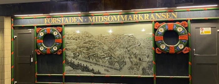 Midsommarkransen T-Bana is one of Stockholm T-Bana (Tunnelbana/Metro/U-Bahn).