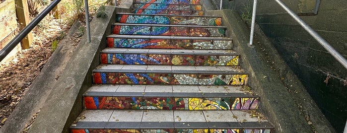 Hidden Garden Mosaic Steps is one of Sunset Funset.
