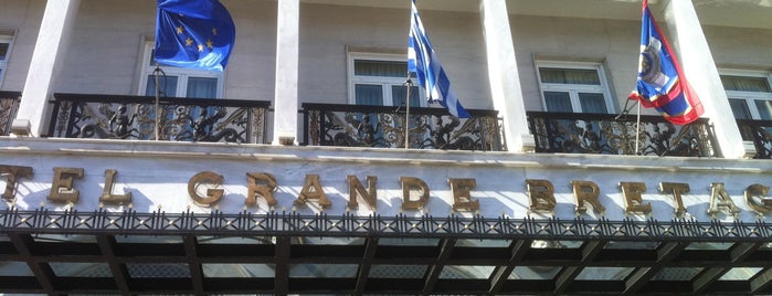 Hotel Grande Bretagne is one of Lugares favoritos de Marcia.