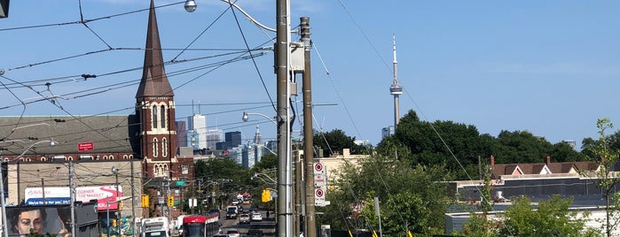 Lansdowne & College is one of p (roads, intersections, areas - TO).