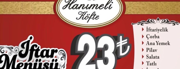 Hanımeli Köfte is one of Restoranlar.