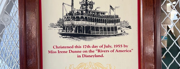 Mark Twain Riverboat is one of Disneyland Backstage.
