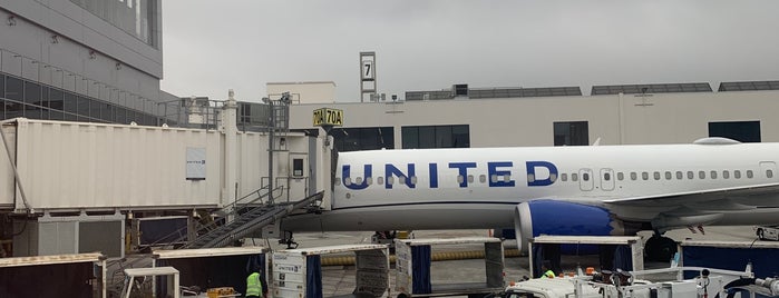 United Airlines Check-in is one of Orte, die Lynn gefallen.