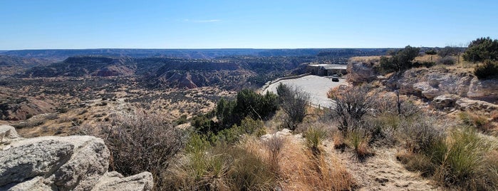 Palo Duro Canyon Scenic Overlook is one of สถานที่ที่ Chad ถูกใจ.