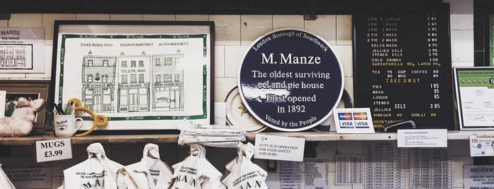 M. Manze's is one of London Eat.