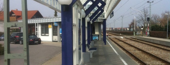 Bahnhof Eggenstein is one of KVV Haltestellen.