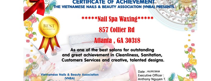 Nail Spa Waxing is one of Christina’s Liked Places.