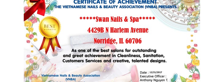 Swan Nails is one of The 15 Best Places for Nails in Chicago.