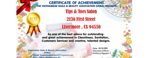 Tips & Toes Salon is one of Jordanさんのお気に入りスポット.