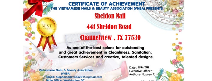 Sheldon Nail is one of Audray’s Liked Places.
