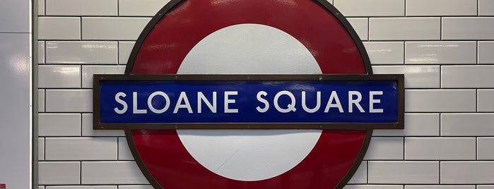 Sloane Square London Underground Station is one of Stations - LUL used.