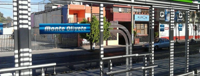 Macrobús Estación Monte Olivette is one of SITEUR: Tren Ligero + Macrobús + Sitren.