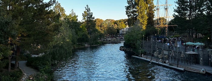 Rivers of America is one of Disneyland "Areas".