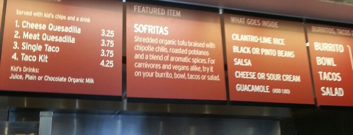 Chipotle Mexican Grill is one of favorites.