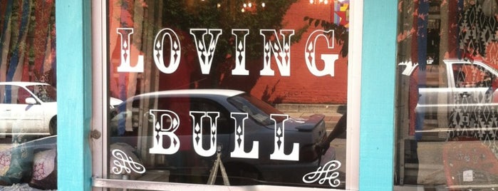 The Loving Bull is one of thrift stores.
