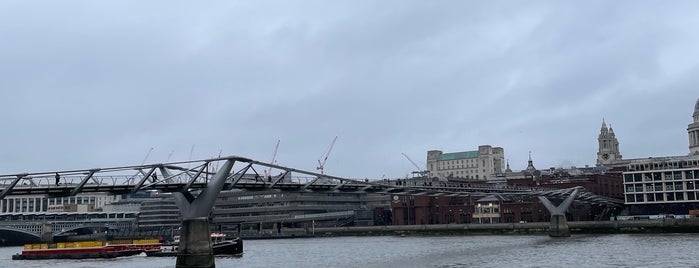 Millennium Bridge is one of London.