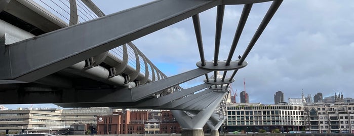 Millennium Bridge is one of London.