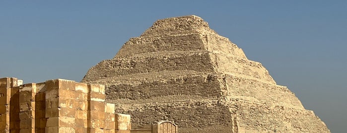 Saqqara Necropolis is one of Egito.