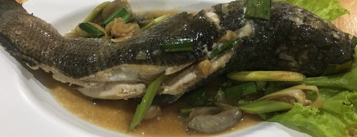 ปลาช่อนกระบอกสมุนไพร is one of Udon.