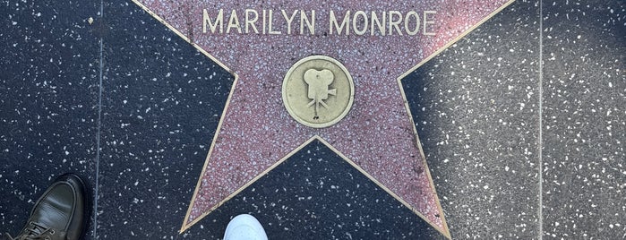 Marilyn Monroe Star Walk of Fame is one of My Fabulous Guide to Los Angeles.