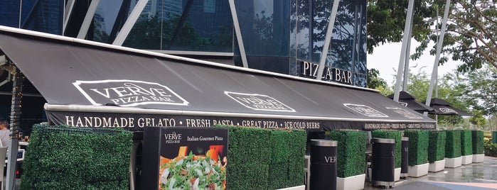 Verve Pizza Bar is one of Marina Bay/Raffles Plc.