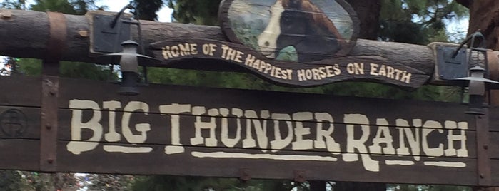 Big Thunder Ranch is one of Disneyland.