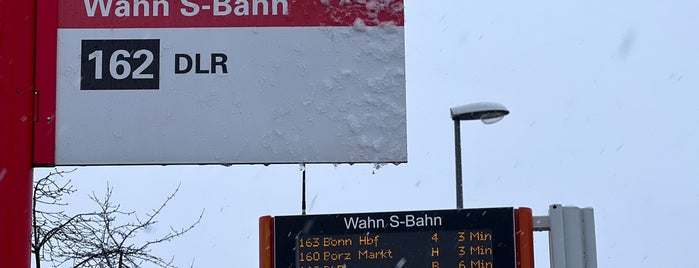 S Porz-Wahn is one of Bahnhöfe/Haltestellen.