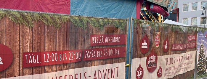 VeedelsAdvent auf dem Chlodwigplatz is one of Christmas markets in Germany, France, Netherlands.