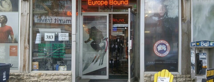 Europe Bound Travel Outfitters is one of TO Sports Stores.
