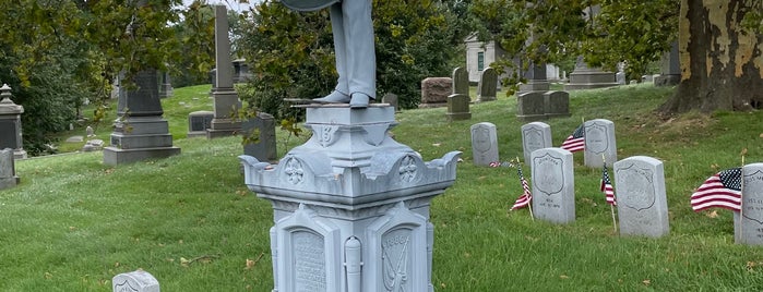 Our Drummer Boy is one of Landmarks of Green-Wood Cemetery.