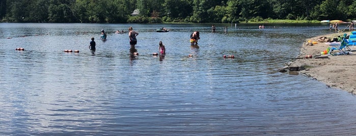 The Beach at Promised Land State Park is one of Delaware River Adventure Ideas.