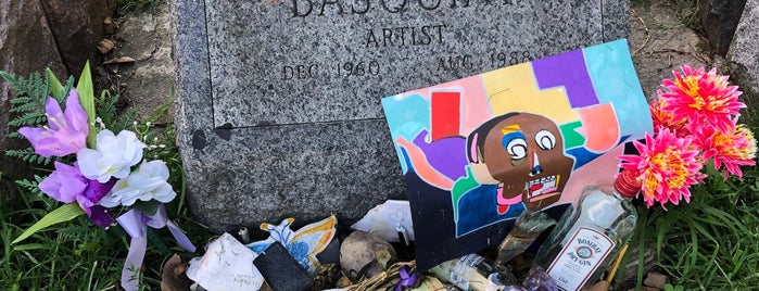 Jean-Michel Basquiat's Gravesite is one of NYC In FOCUS.