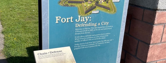 Fort Jay is one of New York 3.