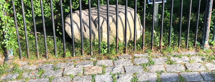 Martense Lane Rock is one of Landmarks of Green-Wood Cemetery.