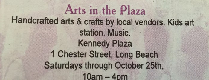Kennedy Plaza is one of NYC Family Events Oct/Nov/Dec 2014.
