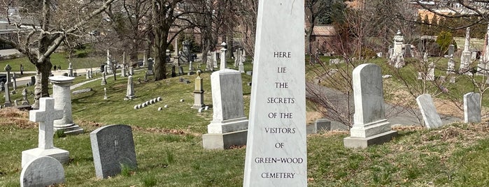 Tomb of Secrets is one of Landmarks of Green-Wood Cemetery.