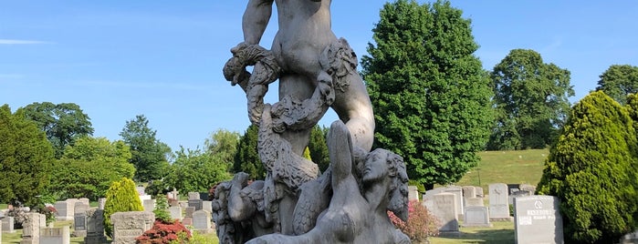 Civic Virtue is one of Landmarks of Green-Wood Cemetery.