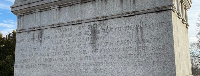 Civil War Unknown Monument is one of Washington D.C. Monuments!.