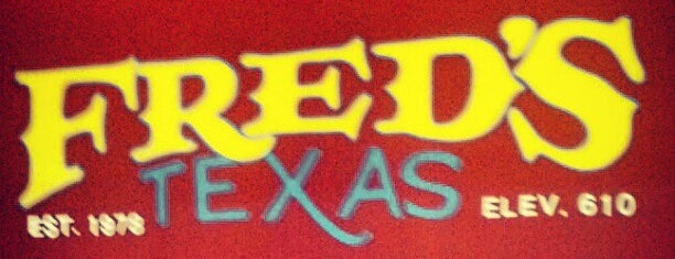 Fred's Texas Cafe is one of SCC 2013 Food Guide.
